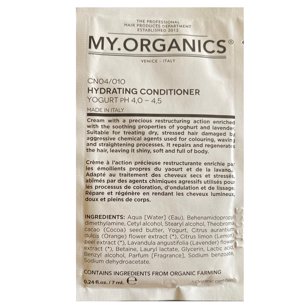 My Organics Hydrating Conditioner, 7 ml